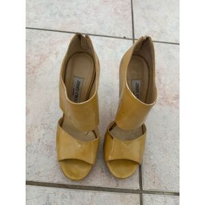 Jimmy Choo dress shoes cuff ankle heels Platform Open toe Sandals